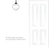 Orla Glass Pendant Light in Matt Black