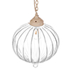 Orla Glass Pendant Light in Plain Ivory