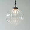 Orla Glass Pendant Light in Polished