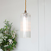 Westbourne Single Pendant in Antiqued Brass