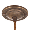 Westbourne Single Pendant in Antiqued Brass