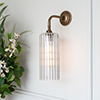 Westbourne Wall Light in Antiqued Brass