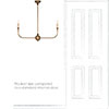 Mayfield 2 Arm Pendant Light in Antiqued Brass