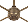 Mayfield 4 Arm Pendant Light in Antiqued Brass