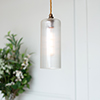 Lambourne Single Pendant in Antiqued Brass