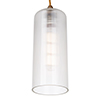 Lambourne Single Pendant in Antiqued Brass