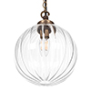 Fulbourn Porch Pendant Light in Antiqued Brass