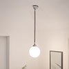 Compton Opal Bathroom Pendant Light in Nickel