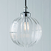 Fulbourn Bathroom Pendant Light in Nickel