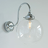 Compton Wall Light in Nickel