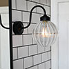 Putney Bathroom/Outdoor Light in Matt Black