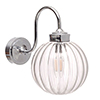 Putney Bathroom/Outdoor Wall Light in Nickel