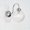 Putney Bathroom/Outdoor Wall Light in Nickel