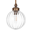 Putney Bathroom Pendant Light in Antiqued Brass