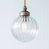 Putney Bathroom Pendant Light in Antiqued Brass