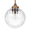 Putney Bathroom Pendant Light in Antiqued Brass