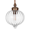 Mia Bathroom Pendant Light in Antiqued Brass