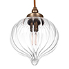 Mia Bathroom Pendant Light in Antiqued Brass