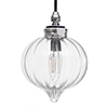 Mia Bathroom Pendant Light in Nickel