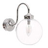 Compton Bathroom/Outdoor Wall Light in Nickel