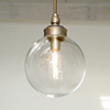 Compton Bathroom Pendant Light in Antiqued Brass