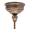 Compton Bathroom Pendant Light in Antiqued Brass