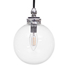 Compton Bathroom Pendant Light in Nickel