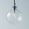 Compton Bathroom Pendant Light in Nickel