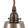 Club Plug-In Pendant in Antiqued Brass