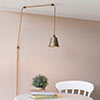 Club Plug-In Pendant in Antiqued Brass