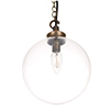 Holborn Porch Pendant Light in Antiqued Brass