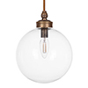 Holborn Bathroom Pendant Light in Antiqued Brass