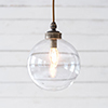 Holborn Bathroom Pendant Light in Antiqued Brass