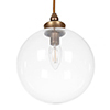 Holborn Bathroom Pendant Light in Antiqued Brass