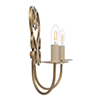 Double Jalousie Wall Light in Old Gold