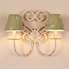 Double Jalousie Wall Light in Old Ivory