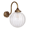 Putney Wall Light in Antiqued Brass