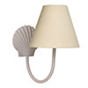 Single Saunton Bathroom Light in Stone