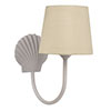 Single Saunton Bathroom Light in Stone