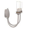 Double Saunton Bathroom Light in Stone