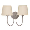 Double Saunton Bathroom Light in Stone