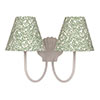Double Saunton Bathroom Light in Stone