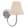 Single Saunton Bathroom Wall Light in Nickel