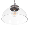 Shotley Glass Pendant Light in Polished