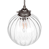 Putney Glass Pendant Light in Polished