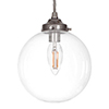 Compton Glass Pendant Light in Polished