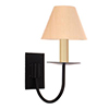 Single Smuggler's Wall Light in Matt Black