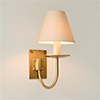 Single Smuggler's Wall Light in Old Gold