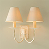 Double Smuggler's Wall Light in Old Ivory