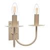 Double Smuggler's Wall Light in Plain Ivory